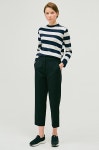 Turn-up crop pants | FORMAL | PANTS | WOMEN | HANDSOME | Thehandsome.com [LÄTT BY T] Turn-up crop pants