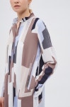 주탑얼드칼라프린팅 | 프린팅 오픈 칼라 드레스 | LONG/MAXI DRESS | DRESS | WOMEN | HANDSOME | 더한섬닷컴 [LÄTT] 프린팅 오픈 칼라 드레스