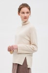 	Cashmere turtleneck knit sweater | Knit | Top | WOMEN | HANDSOME | Thehandsome.com [SJSJ] Cashmere turtleneck knit sweater