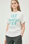 	레터링 프린팅 티셔츠 | T-Shirts | Top | WOMEN | HANDSOME | 더한섬닷컴 [SJSJ] 레터링 프린팅 티셔츠