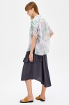 	Palm tree open collar shirt | Shirts | Top | WOMEN | HANDSOME | Thehandsome.com [SYSTEM] Palm tree open collar shirt
