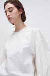 텍스처 블록 드롭 숄더 탑 | T-Shirts | Top | WOMEN | HANDSOME | 더한섬닷컴 [SYSTEM] 텍스처 블록 드롭 숄더 탑