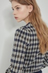 	[BAUM UND PFERDGARTEN] 체크 니트 가디건 | Cardigan/Vest | OUTER | WOMEN | HANDSOME | Thehandsome.com [TOM GREYHOUND] [BAUM UND... 