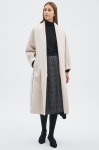 	Handmade shawl lapel coat | COAT | OUTER | WOMEN | HANDSOME | Thehandsome.com [TIME] Handmade shawl lapel coat