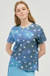 	스타 프린팅 티셔츠 | T-Shirts | Top | WOMEN | HANDSOME | 더한섬닷컴 [FOURM THE STORE] 스타 프린팅 티셔츠