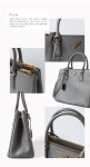 WIZWID:위즈위드 - [PRADA:프라다]사피아노 더블지퍼 토트/숄더백 1ba274 Nzv F0048 Mer WIZWID