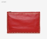 WIZWID:위즈위드 - [Valentino:발렌티노]락스터드 클러치백 PW2B0147 BOL 0RO RED WIZWID