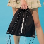 ZIPPER GYM SACK_BK - ODD ZIPPER GYM SACK_BK