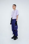 셋업이엑스이- Reflective lettering T-shirt - Purple - ODD 셋업이엑스이- Reflective lettering T-shirt - Purple