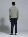 [단독][Made In Italy]베이직코 크루넥 니트_카키