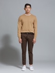 [단독][Made In Italy]베이직코 크루넥 니트_카멜