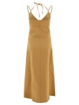 GANNI | 가니 Canvas Strap Dress Dresses Beige F9290177 가니  Canvas Strap Dress Dresses Beige F9290177