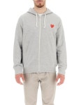 Comme des garcons play full zip hoodie P1T250