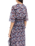GANNI | 가니 Ganni pleated blouse with floral motif F8865 가니 Ganni pleated blouse with floral motif F8865
