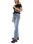 가니 SS25 TOP CON SPALLE SCOPERTE F7917_099 BLACK