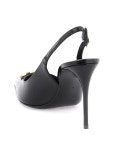 CG0680 A1037 돌체 앤 가바나 Dolce & gabbana glossy leather lollo slingback pumps CG0680 A1037