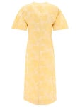 GANNI | 가니 Botanical Jacquard Dresses Yellow F9402302 가니  Botanical Jacquard Dresses Yellow F9402302
