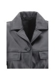 Toteme | 토템 Hourglas Leather Jacket 243WRO0126LE0065_000_1 BLACK 토템  Hourglas Leather Jacket 243WRO0126LE0065_000_1 BLACK