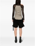 RICK OWENS | 릭오웬스 SS24 RICK OWENS DRKSHDW Top Grey DS01D1109SCF08 릭오웬스 SS24 RICK OWENS DRKSHDW Top Grey DS01D1109SCF08