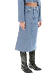WizWid 가니 Ganni denim midi skirt J1289