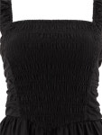 GANNI | 가니 SS25 Dresses F9344099 Black 가니 SS25 Dresses F9344099 Black  