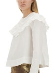 GANNI | 가니 RUFFLE SHIRT F8508_151 가니 RUFFLE SHIRT F8508_151