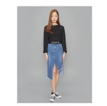 roll-up sleeve detail T (4 colors)_(382126) - 사는 게 즐겁다! 롯데닷컴