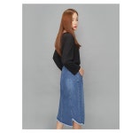 roll-up sleeve detail T (4 colors)_(382126) - 사는 게 즐겁다! 롯데닷컴