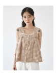 텐바이텐 10X10 : petit check sleeveless blouse_(1283450)
