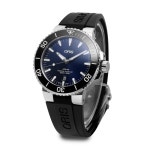 머스트잇(MUSTIT) - ORIS 733 7730 4135R(BLACK) 애커스 데이트 신형 남성 러버