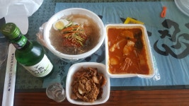 요기요에서 육쌈냉면과 김찌찌개가 왔다 | 피파4 인벤