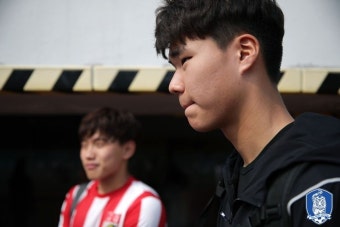 U-20 대표팀 송범근-조영욱 