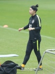 [포토]강가애, 훈련 준비 완료 - 일간스포츠 [포토]강가애, 훈련 준비 완료