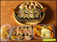 동글동글 김밥~유부초밥 도시락 동글동글 김밥~유부초밥 도시락 