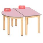 이라운드몰 글로벌이커머스 [하이솔로몬] 큐티 안전책상 (L사이즈/1조각)