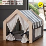  나스파 자작나무 애견하우스_스탠다드형_스트라이프