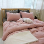  베온트레 by Sofraum 에이스 이불베개커버 세트 Q(핑크/그린/그레이/네이비)