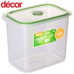 이라운드몰 글로벌이커머스 [데코어] 매치업 밀폐용기 그린 4.5L AUSTRALIA MADE C0156DCAK