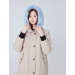 [마인드브릿지]여성 퍼후드구스 야상점퍼 MSDJ8203 | 백화점을 클릭하다. AK 몰