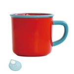 이라운드몰 글로벌이커머스 [로쏘꼬모]탑초이스)머그_레드_350ml