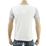 [올젠] OLZEN 남성 소매배색 멜란지 라운드 티셔츠 ZAW2TR1007 Ⅰ관 | 백화점을 클릭하다. AK 몰