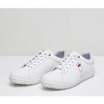 아이스타일24 [Hazzys Golf(AK 등산/골프/레저)][HAZZYS GOLF WOMEN] 오프화이트 도트 퍼피 로고 장식 골프화