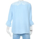 [AK구로][클라비스]솔리드 레이스 카라 블라우스 CVBW82511Q - NS홈쇼핑  [AK구로][클라비스]솔리드 레이스 카라 블라우스 CVBW82511Q... 