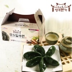 이라운드몰 글로벌이커머스 [더조은푸드]전남영광 모시잎 찐송편(동부기피)20개입(1.2kg)