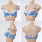 아이스타일24 [VENUS(AK 여성의류)][비너스]블랙라벨 화려한 플라워 투톤 브라(VBR0397C BU)