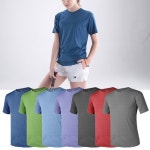 이라운드몰 글로벌이커머스 카치온 스판 반팔 라운드티 S~3XL SD-6592