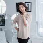 이라운드몰 글로벌이커머스 [쉬즈마담]T53030어깨띠진주견장 블라우스