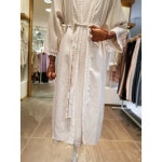 이라운드몰 글로벌이커머스 [에잇컨셉] C8E1FCD014 시원시원 레이스 마소재 롱 로브 가디건