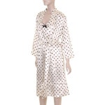 [AK수원]［트라이엄프］아이보리 도트샤무스 앙상블원피스가운셋트 (TWO0701 TWO0702) - NS홈쇼핑  [AK수원]［트라이엄프］아이보리... 