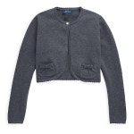 폴로 랄프 로렌 칠드런 스칼럽트 트림 코튼 카디건(CWPOSWEG6810396D86) | 백화점을 클릭하다. AK 몰
